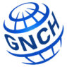 Global New Commercial Holding Logo, a globe with the letters GNCH in it and the words "Global New Commercial Holding" underneath the globe.